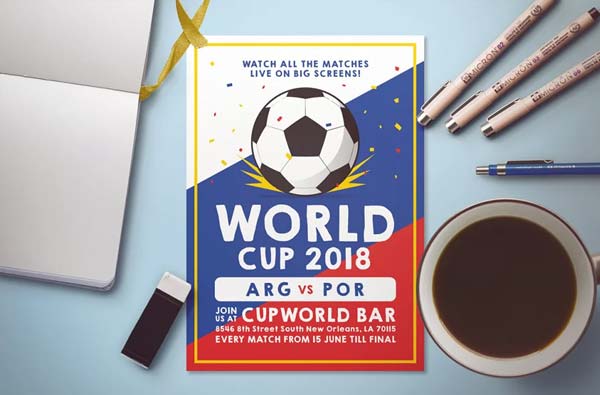 Soccer World Cup Event Flyer
