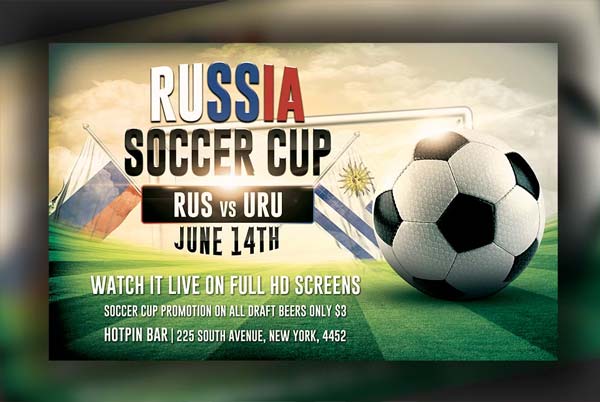 Soccer World Cup Flyer Template