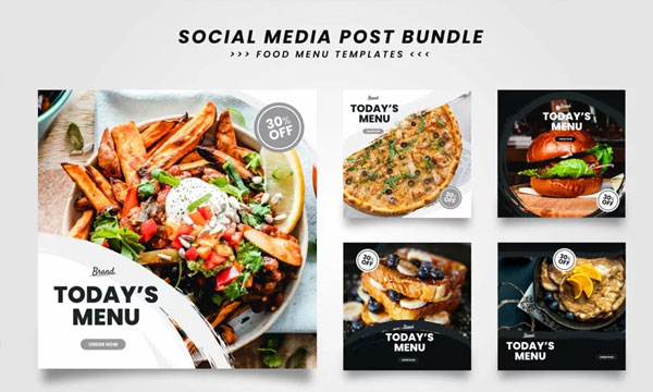 Social Media Templates For Food