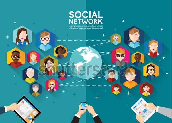 Social Networking Elements Template
