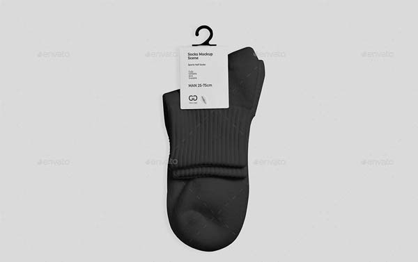 Socks Mockup PSD Free Download