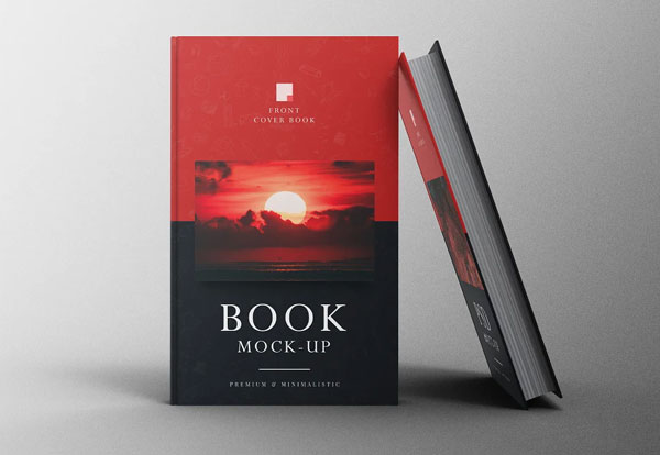 Soft Book Cover Mockup