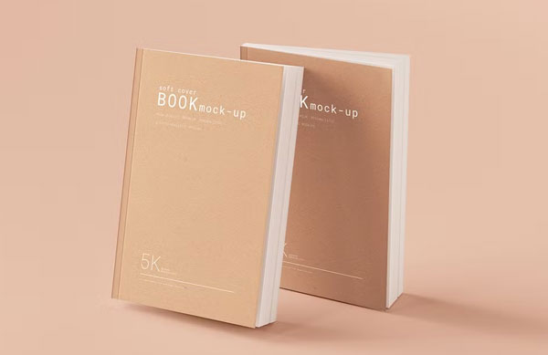 Soft Cover Book Mockups Template