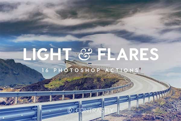 Soft Light & Flares Photoshop Actions