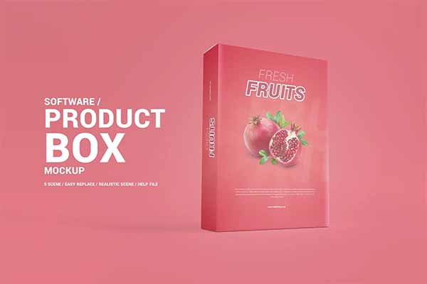Software / Product Box Mockup