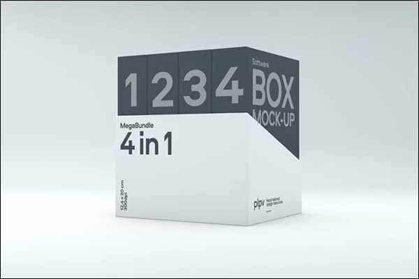 Software Box Mockup Bundle