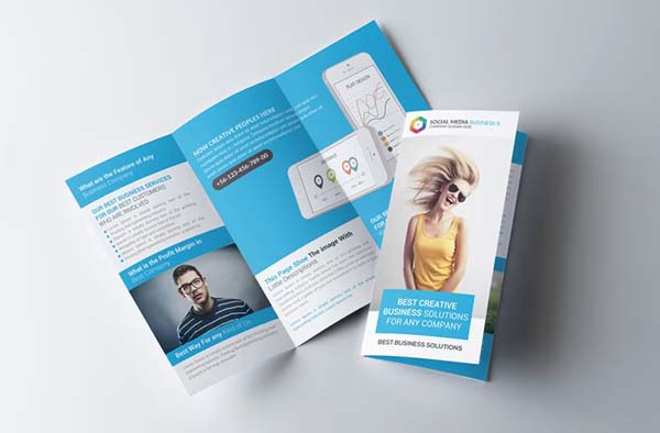 Software House Trifold Brochure Template Download