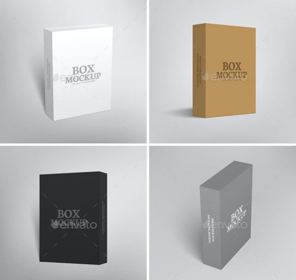 Software Packaging Box Mockup