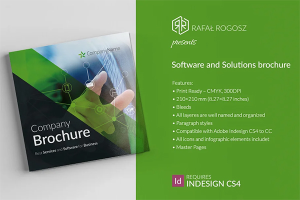Software Technology Brochure Template