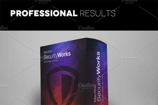 Software or Product Box Mockups