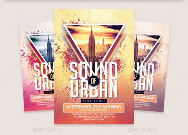 Sound Of Urban Flyer Template