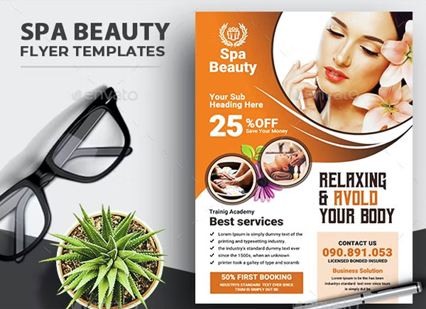 Spa Beauty Flyer Template