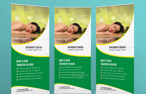 Spa Beauty Roll-up Banner
