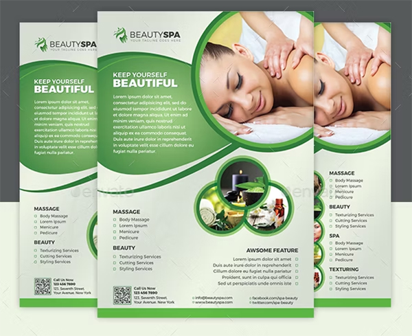 Spa Flyer and Beauty Flyer Template