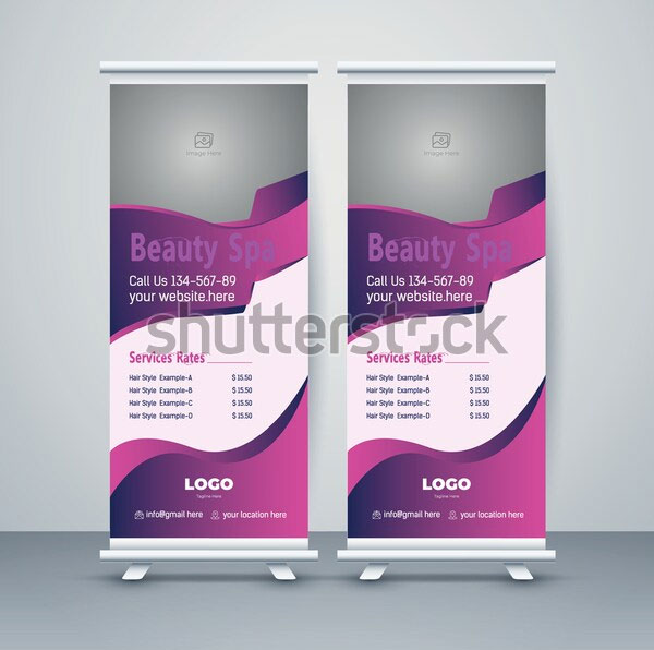 Spa and Beauty Care Roll-Up Banner