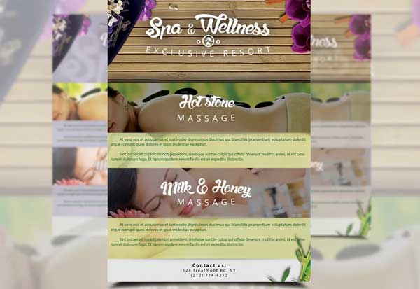 Spa and Wellness Flyer