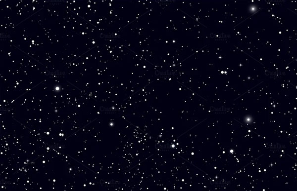 Space With Stars Vector Background