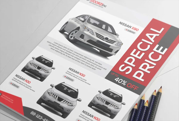 Special Car Sale Marketing Flyer Template
