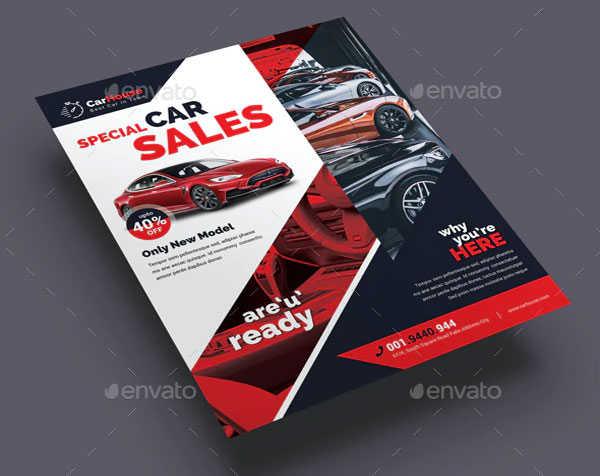 Special Car Sale Marketing Flyer