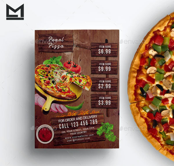 Special Pizza Restaurant Flyer