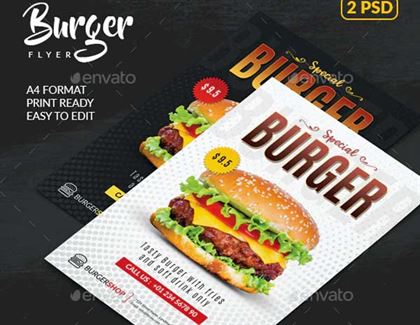 Special Burger Flyer Design