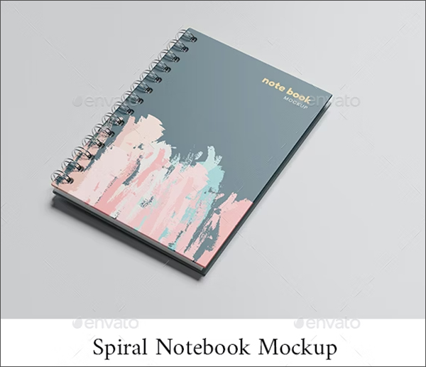 Spiral Notebook Mockup