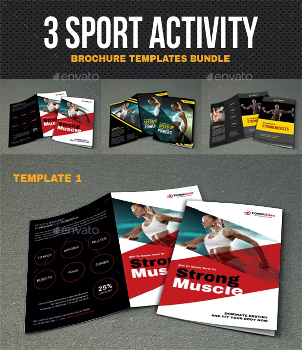 Sport Activity Brochure Bundle