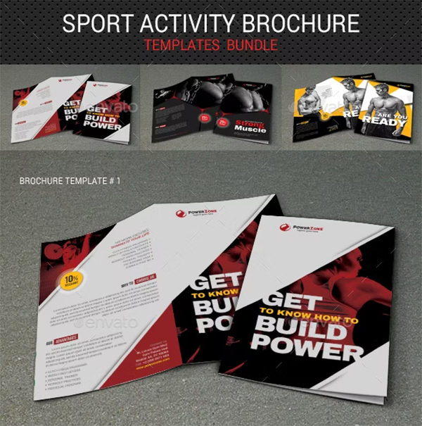 Sport Brochure PSD Bundle