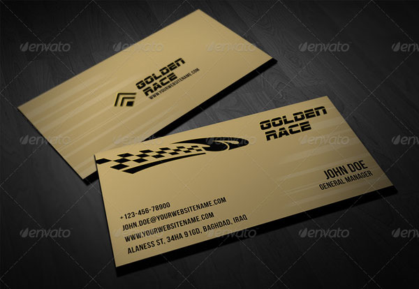 Sport Race Business Card Template