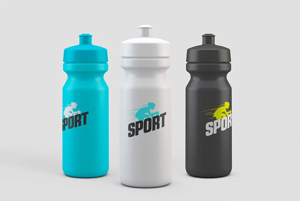 Sport Water Plastic Bottle Mockups