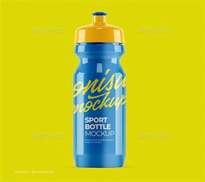 Sports Bottle Mockup Template