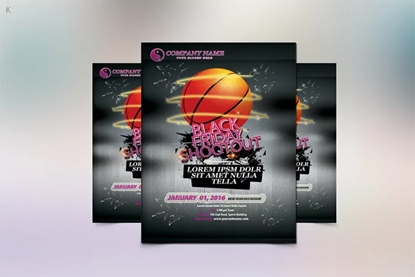 Sports PSD Flyer Template