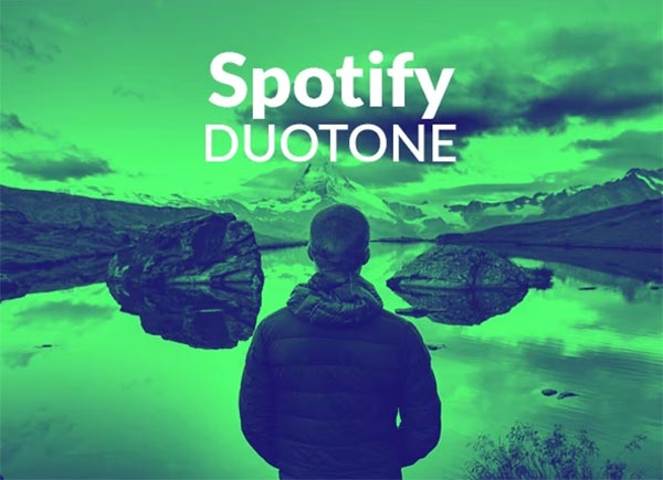 Spotify Duotone Effect