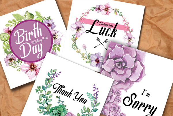 Square Multi Use Greeting Cards