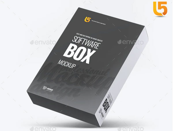 Square Software Box Mockup