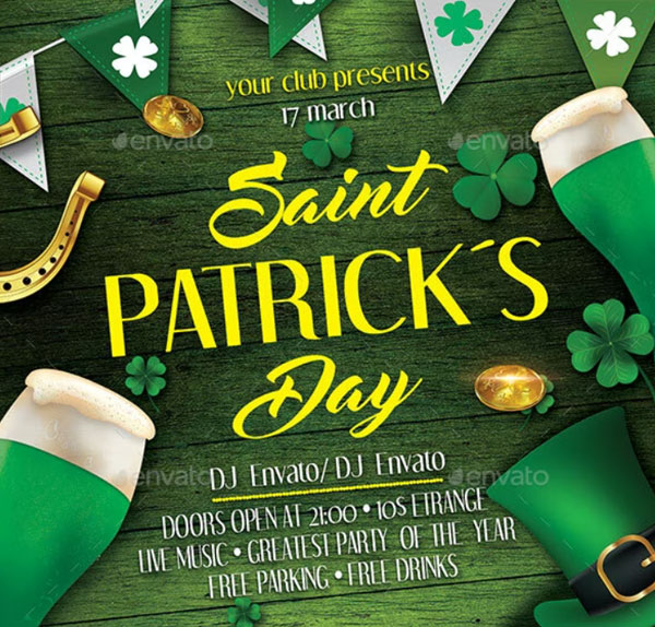 St Patrick's Day Flyer And Poster Template