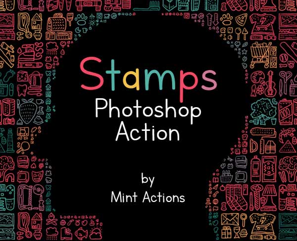 Stamps Photoshop Action