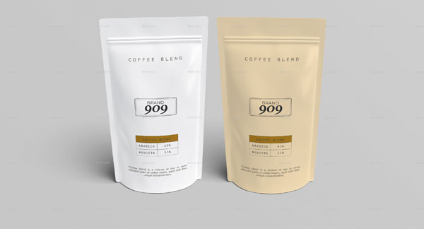 Stand Zip Lock Pouch Mockup Set