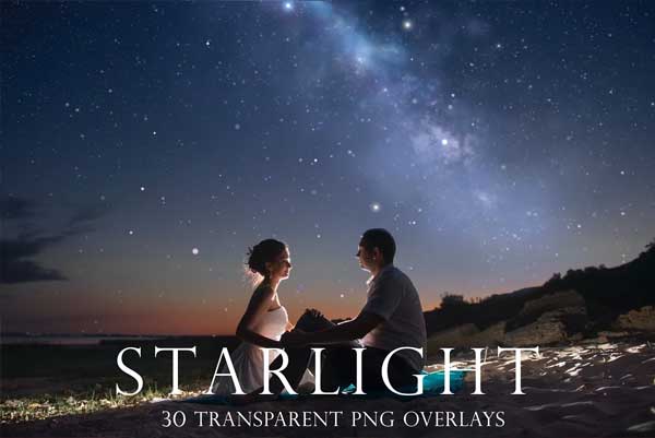 Starlight Night Sky Overlays Design