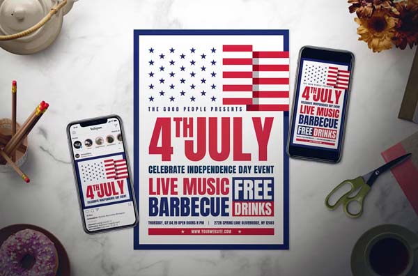 State Holiday Cheers Event Flyer Templates