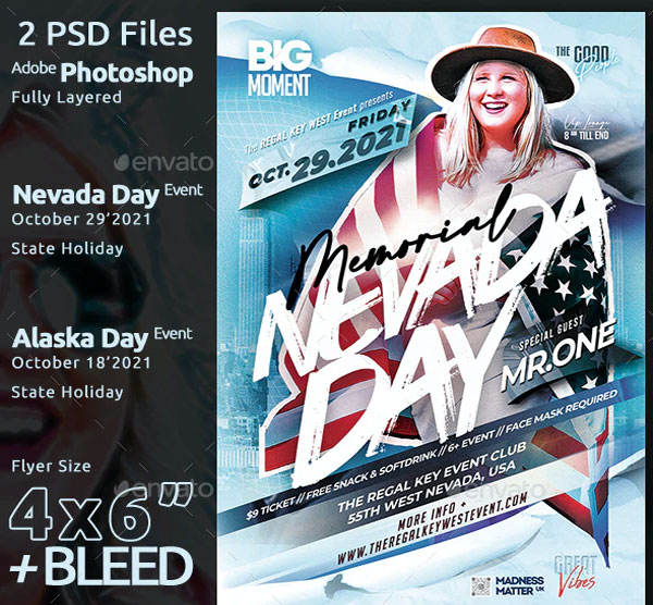 State Holiday Event Flyer Templates