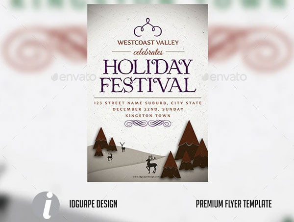 State Holiday Festival Event Flyer