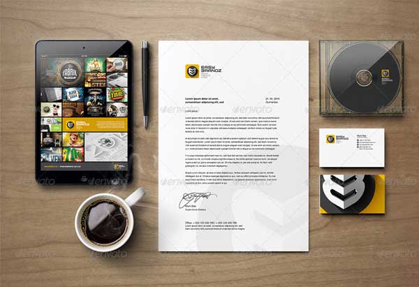 Stationery Template Mockups
