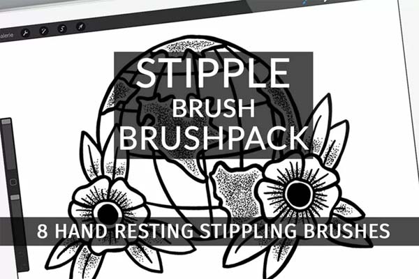 Stipple Brush Brushpack