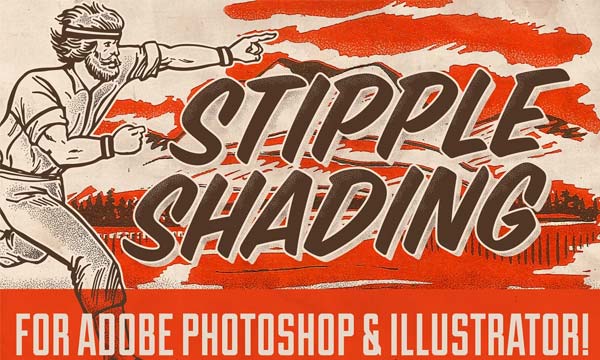 Stipple Shading Brushes For Photoshop