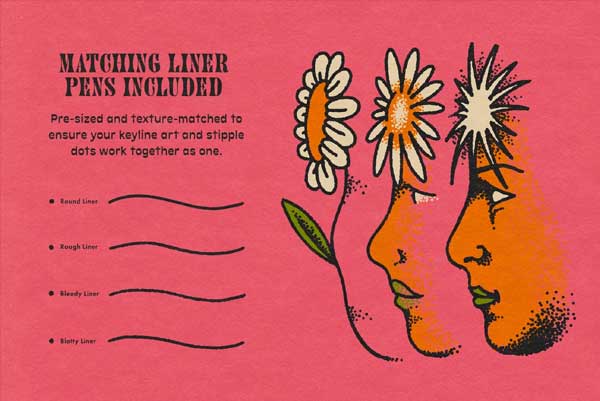 Stipple Studio Brushes for Photoshop