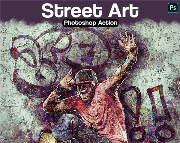 Street Art Photoshop Actions