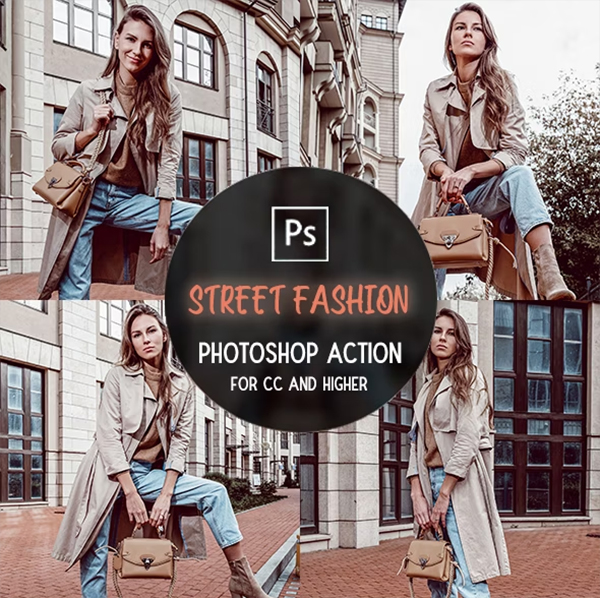 Street Fashion Photoshop Actions Design