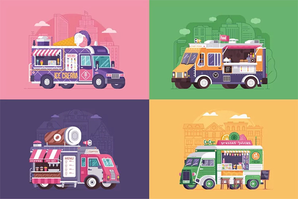 Street Food Brochure Template