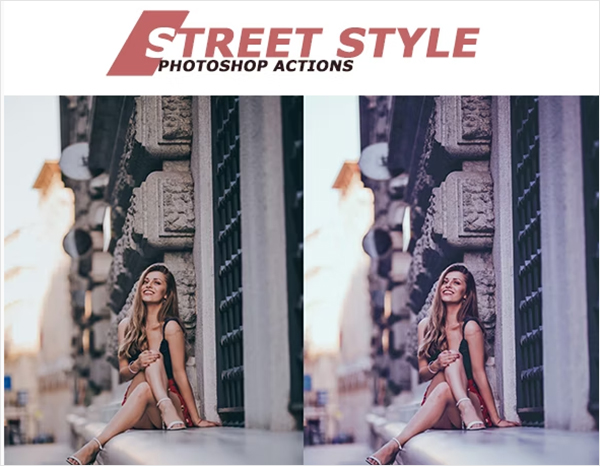 Street Style Photoshop Actions Design